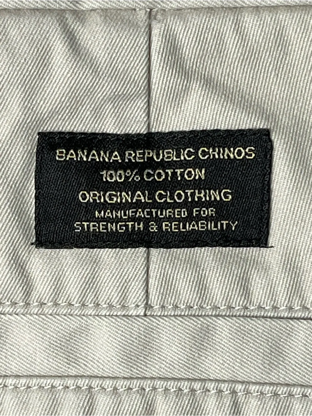 Banana Republic Chino Pants Dawson Men’s 35x30 Relaxed Fit Khaki Beige